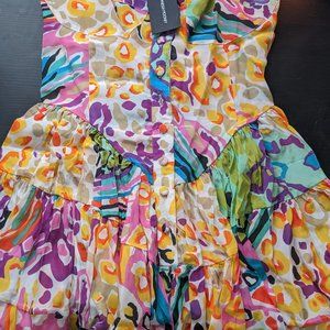 THE ELISABETH ROMPER DRESS - '80S PRINT